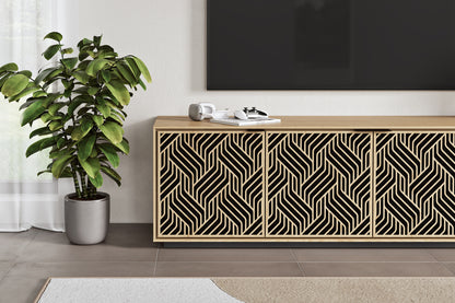 Elements 8703-We Media Cabinet