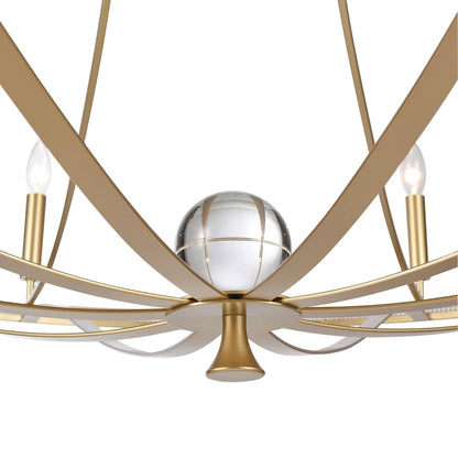 Noura 15 Light 60" Wide Crystal Candle Style Chandelier