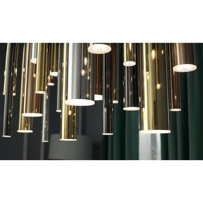 Flute 35 Light 36" Wide Multi Light LED Pendant