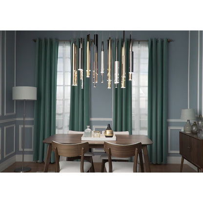 Flute 35 Light 36" Wide Multi Light LED Pendant