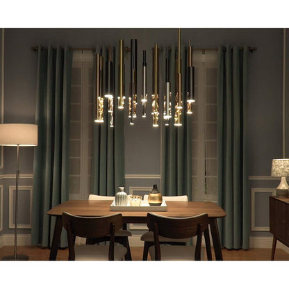 Flute 35 Light 36" Wide Multi Light LED Pendant