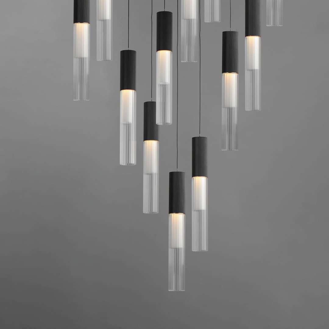 Reeds 21" Wide LED Multi Light Pendant