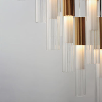 Reeds 12 Light 23" Wide LED Suspension Multi Light Pendant