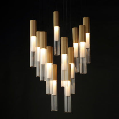 Reeds 12 Light 23" Wide LED Suspension Multi Light Pendant