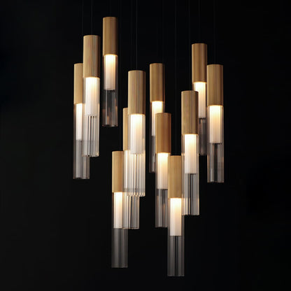 Reeds 12 Light 23" Wide LED Suspension Multi Light Pendant