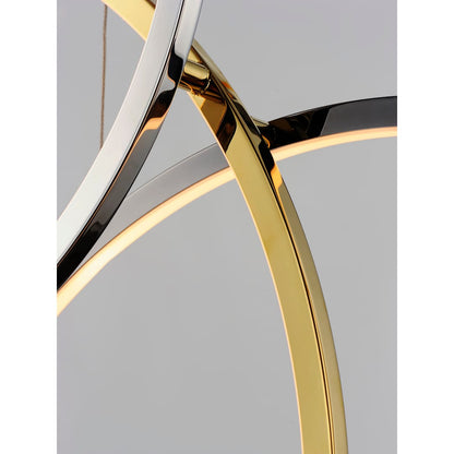 Union 5 Light 47" Wide LED Abstract Chandelier