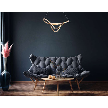 Perpetual 32" Wide LED Abstract Chandelier