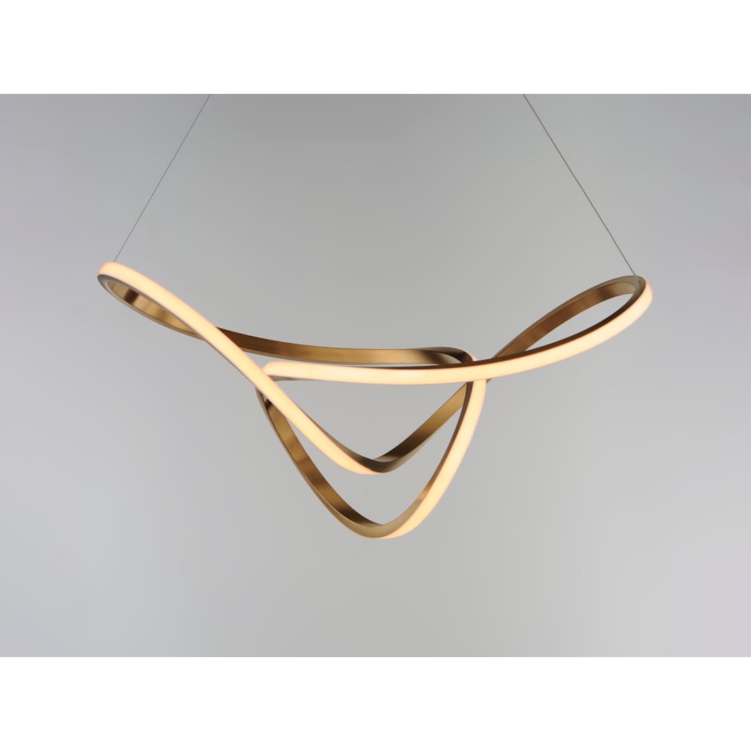 Perpetual 32" Wide LED Abstract Chandelier