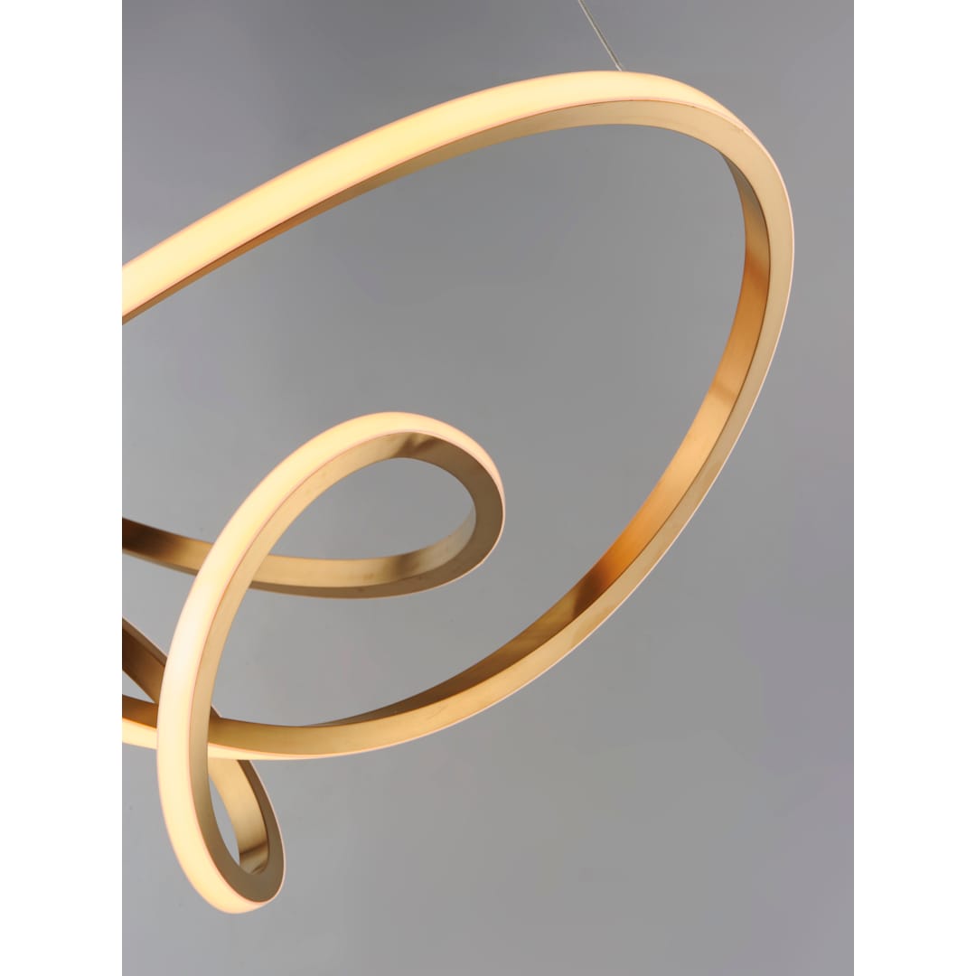 Perpetual 46" Wide LED Abstract Chandelier