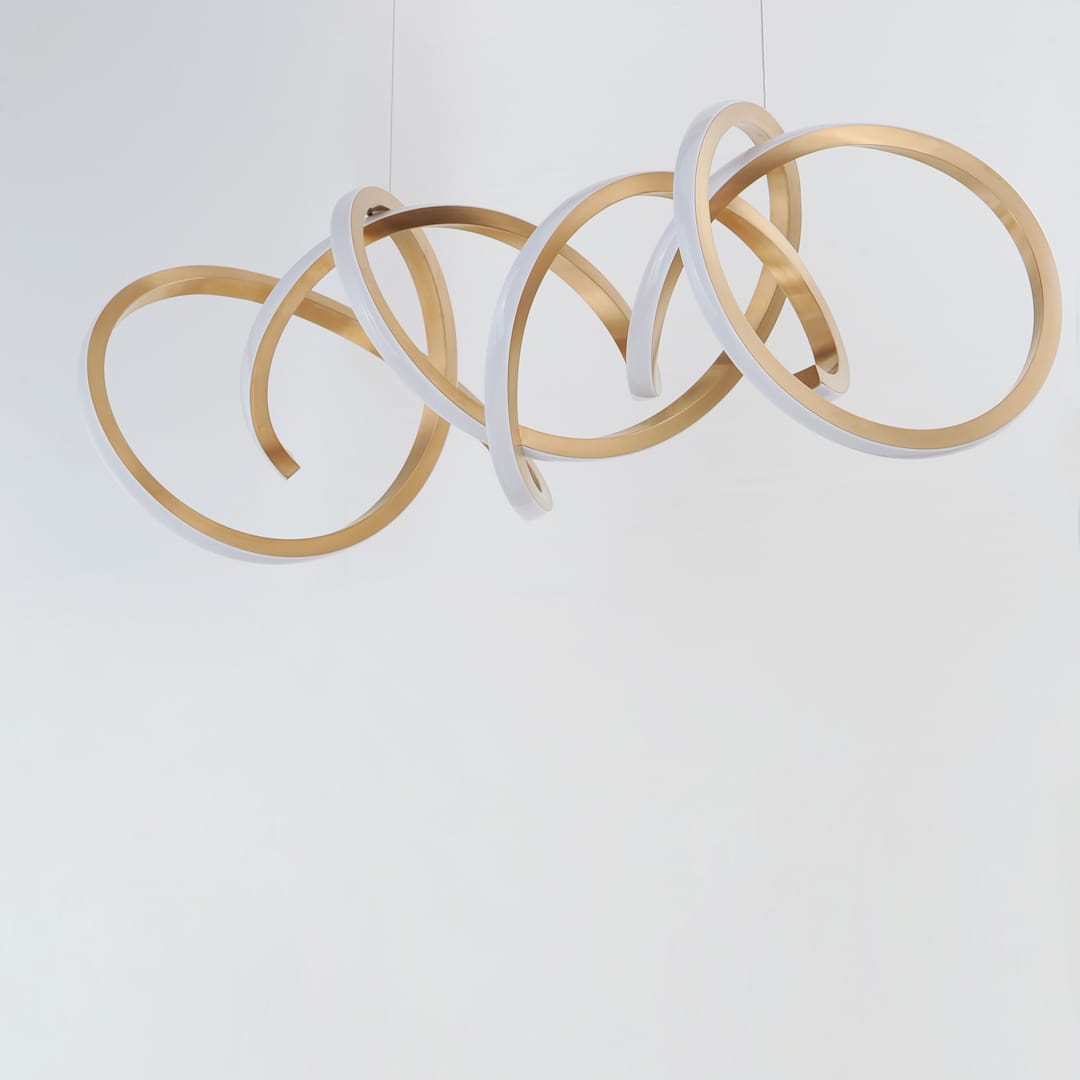 Signature 41" Wide LED Abstract Chandelier