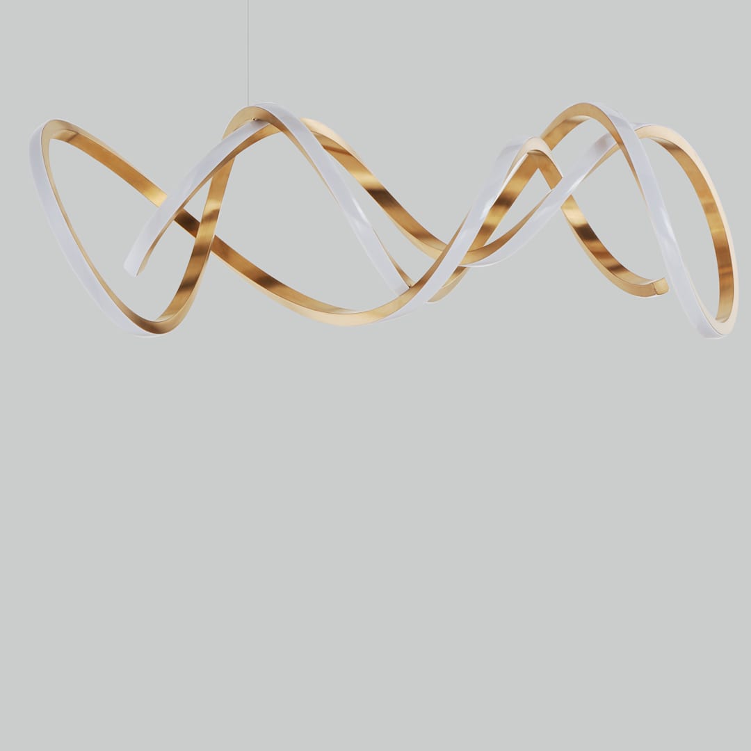 Signature 41" Wide LED Abstract Chandelier