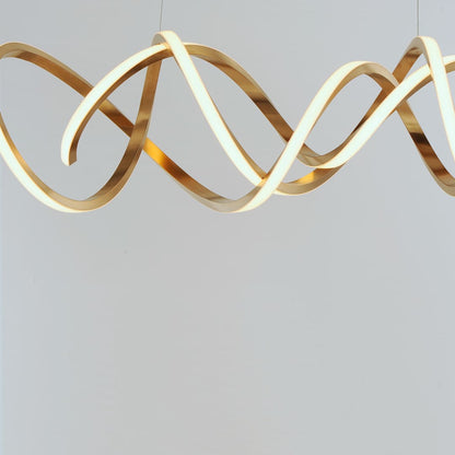 Signature 41" Wide LED Abstract Chandelier