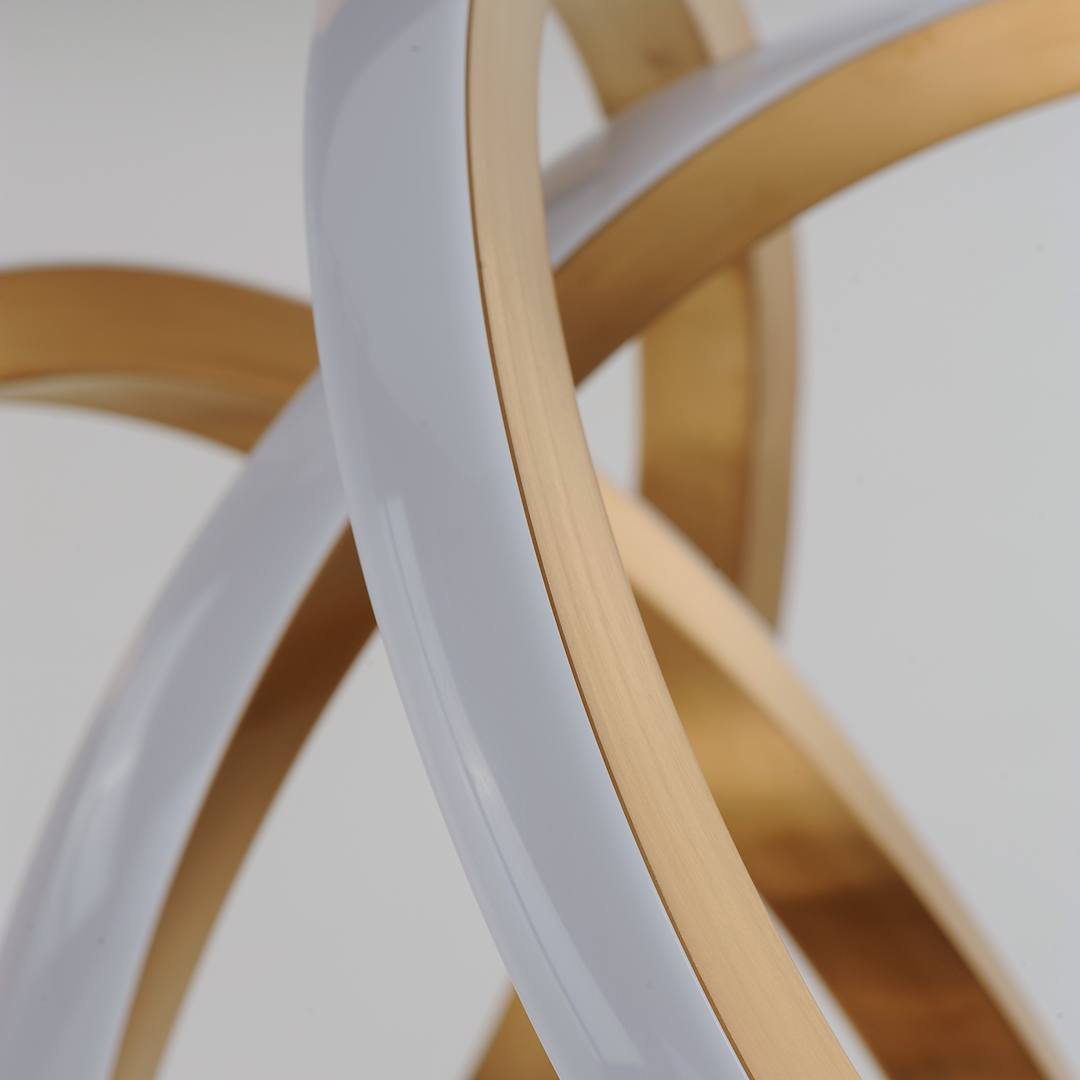 Signature 41" Wide LED Abstract Chandelier