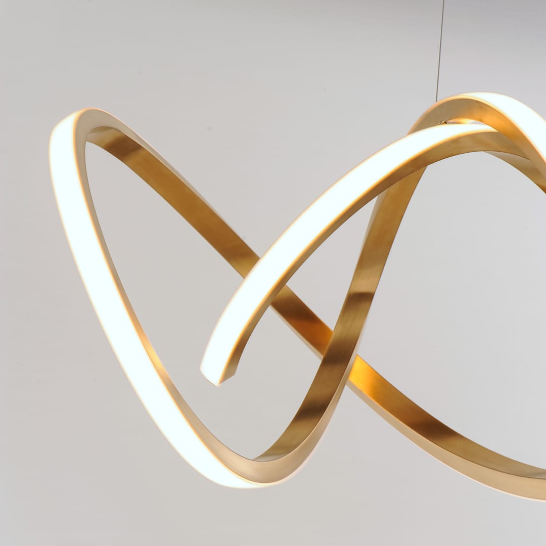 Signature 41" Wide LED Abstract Chandelier