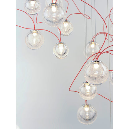 Bobble 24 Light 32" Wide LED Abstract Multi Light Pendant