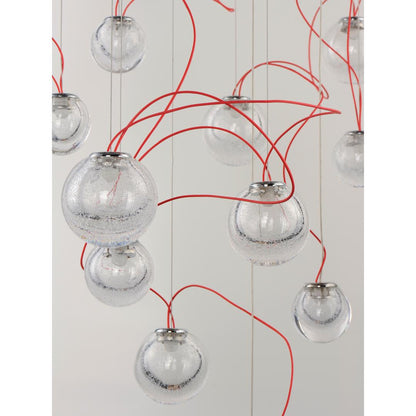 Bobble 24 Light 32" Wide LED Abstract Multi Light Pendant