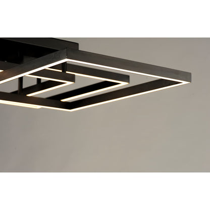 Traverse 3 Light 68" Wide LED Semi-Flush Ceiling Fixture
