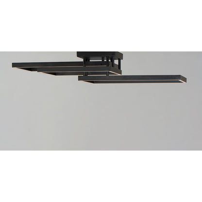 Traverse 3 Light 68" Wide LED Semi-Flush Ceiling Fixture