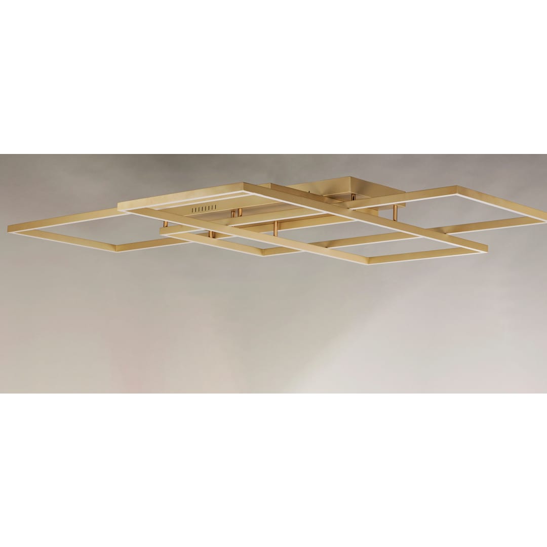 Traverse 3 Light 68" Wide LED Semi-Flush Ceiling Fixture