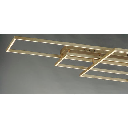 Traverse 3 Light 68" Wide LED Semi-Flush Ceiling Fixture