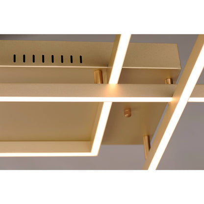 Traverse 3 Light 68" Wide LED Semi-Flush Ceiling Fixture