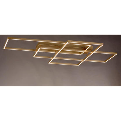 Traverse 3 Light 68" Wide LED Semi-Flush Ceiling Fixture