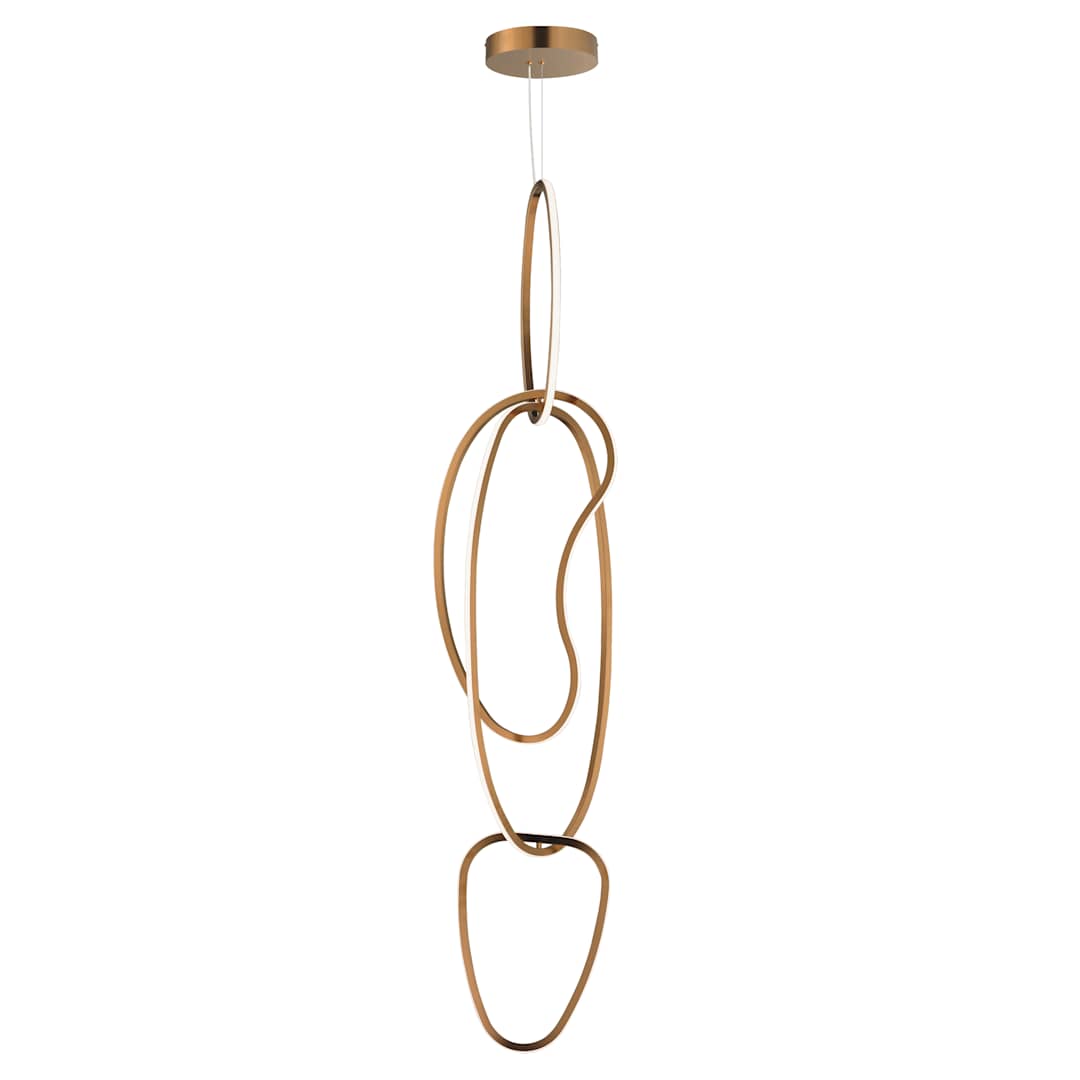 Unity 4 Light 13" Wide LED Abstract Multi Light Pendant