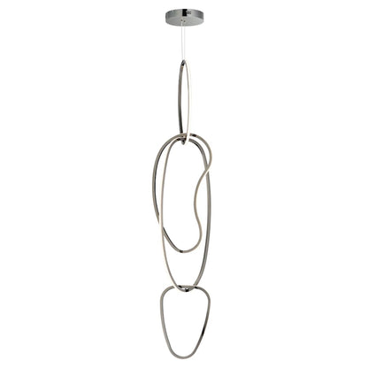 Unity 4 Light 13" Wide LED Abstract Multi Light Pendant