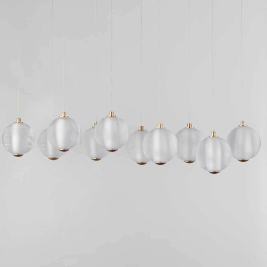 Rhythm 34" Wide LED Linear Chandelier