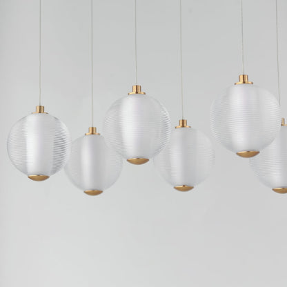 Rhythm 34" Wide LED Linear Chandelier