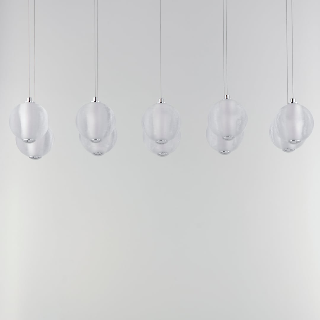 Rhythm 34" Wide LED Linear Chandelier