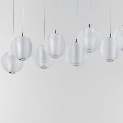 Rhythm 34" Wide LED Linear Chandelier