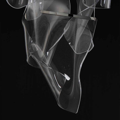 Rinkle 36" Wide LED Multi Light Abstract Pendant