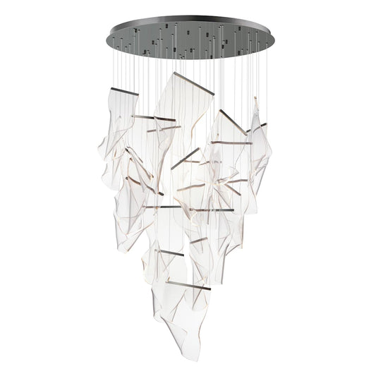 Rinkle 36" Wide LED Multi Light Abstract Pendant