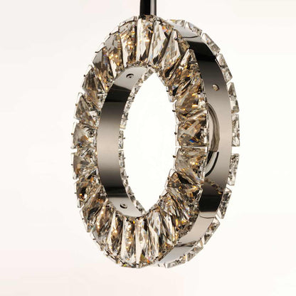 Charm 9 Light 30" Wide LED Crystal Multi Light Pendant