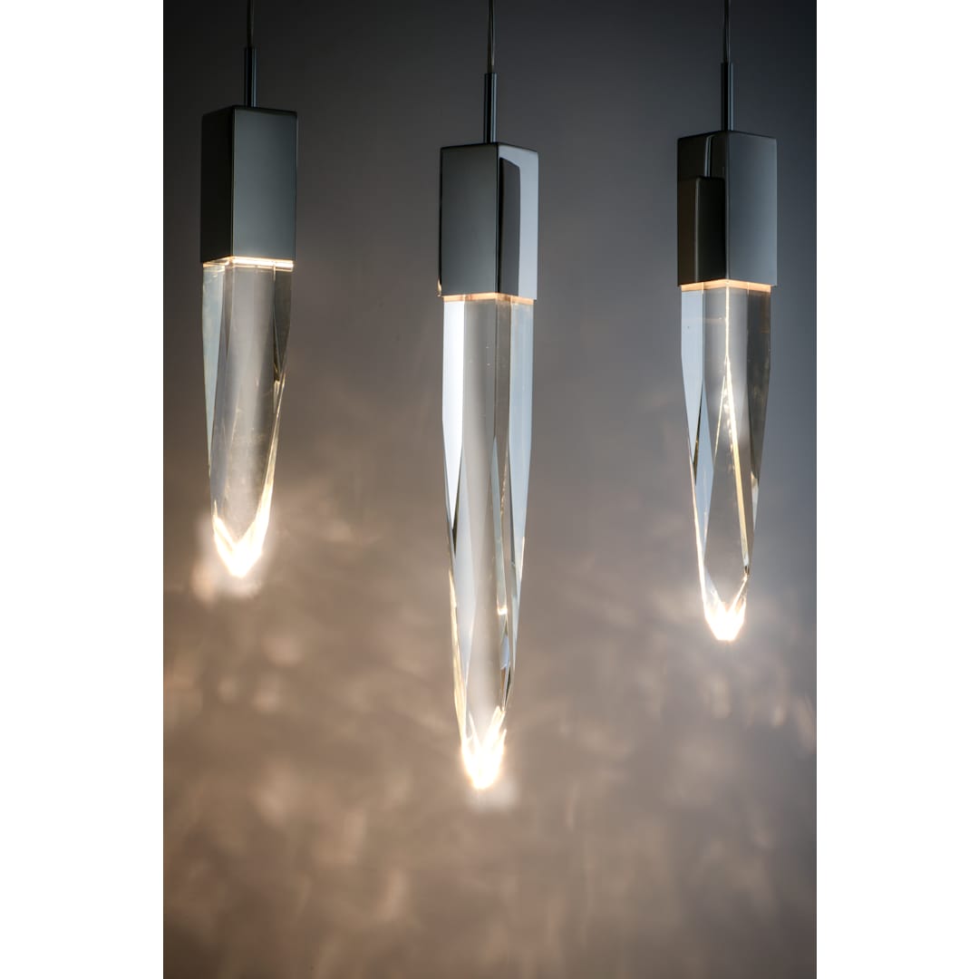 Quartz 9 Light 16" Wide LED Multi Light Pendant