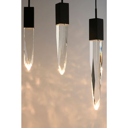 Quartz 10 Light 20" Wide LED Multi Light Pendant