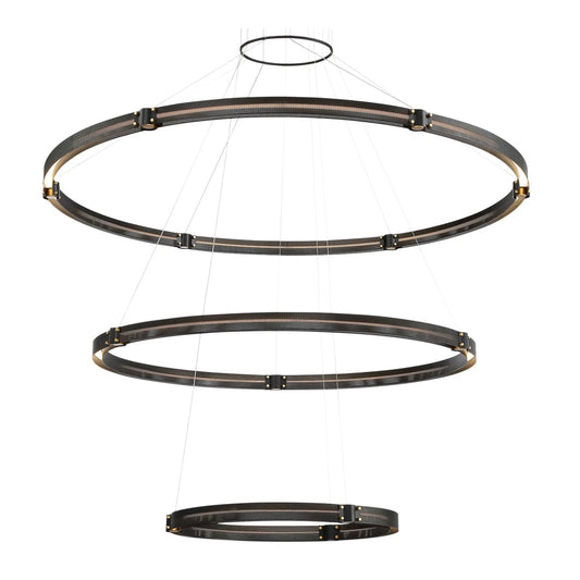 Admiral 6 Light 62" Wide LED Ring Chandelier - 3 Tiers