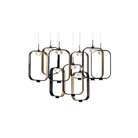 Dagmar 9 Light 33" Wide LED Multi Light Pendant