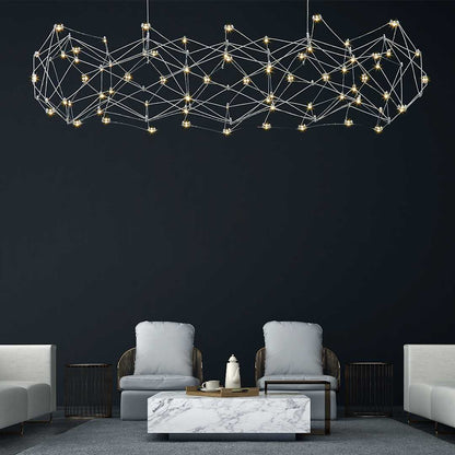 Leonardelli 65" Wide LED Abstract Chandelier