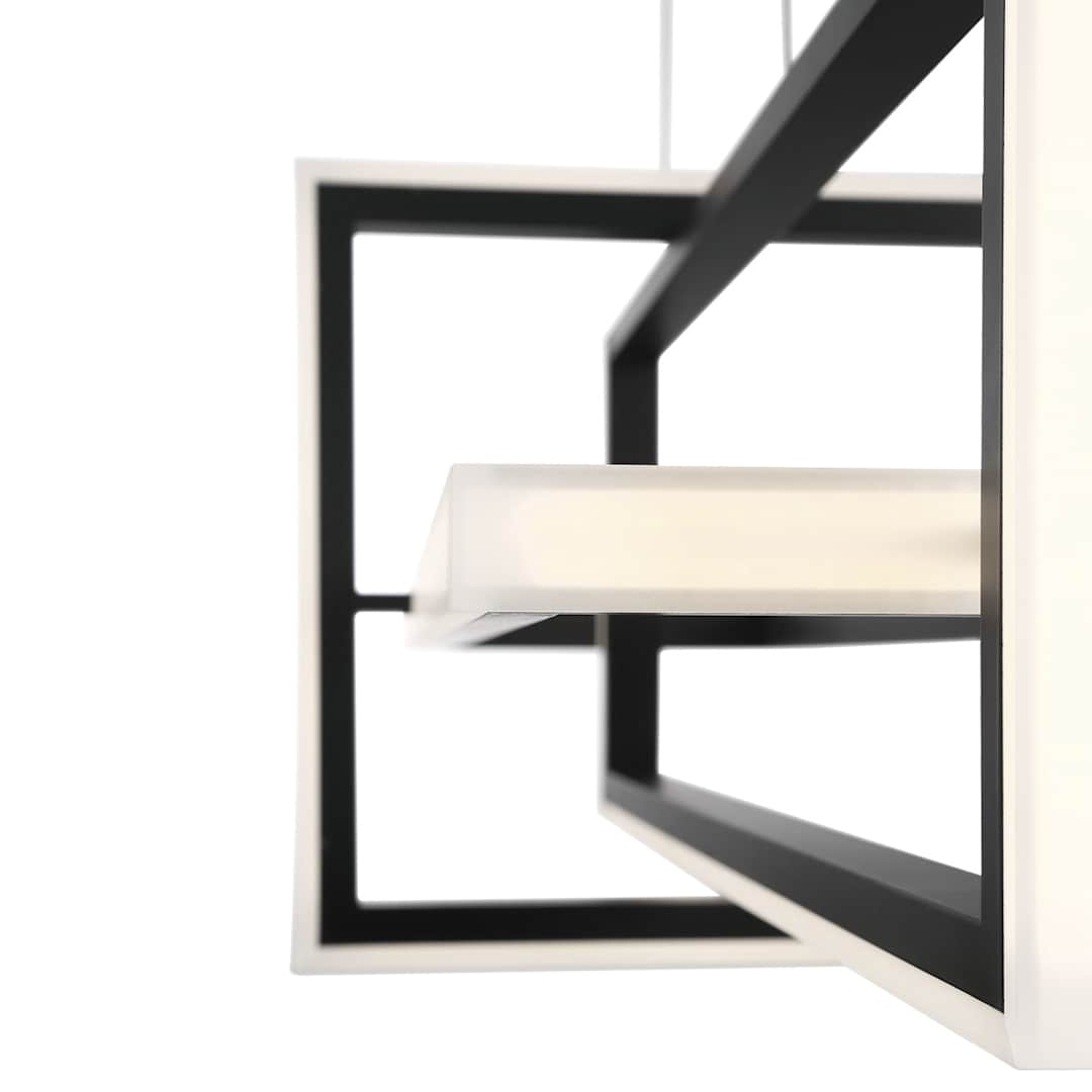 Bordo 3 Light 38" Wide LED Abstract Chandelier