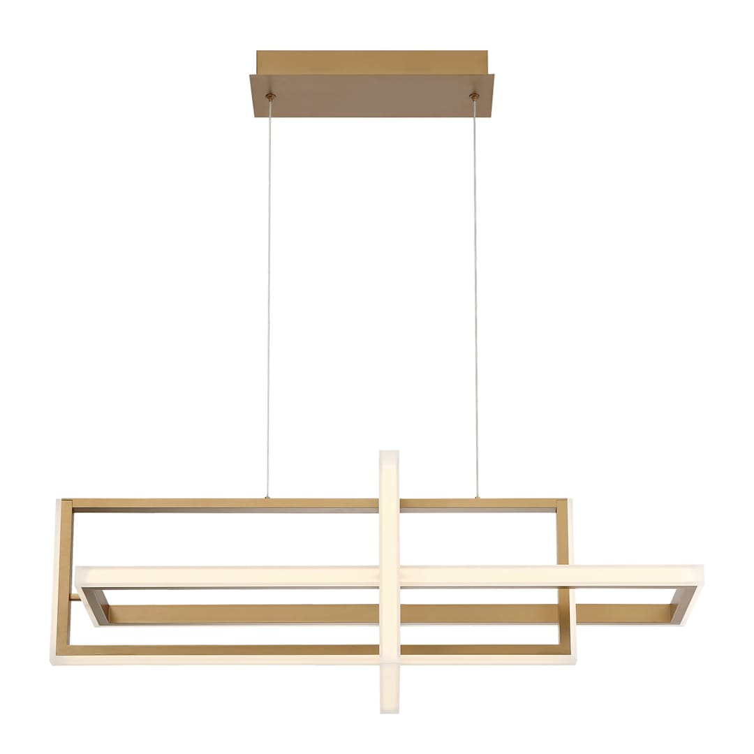 Bordo 3 Light 38" Wide LED Abstract Chandelier