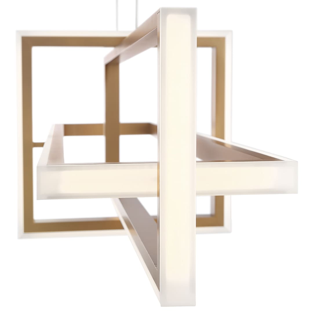 Bordo 3 Light 38" Wide LED Abstract Chandelier