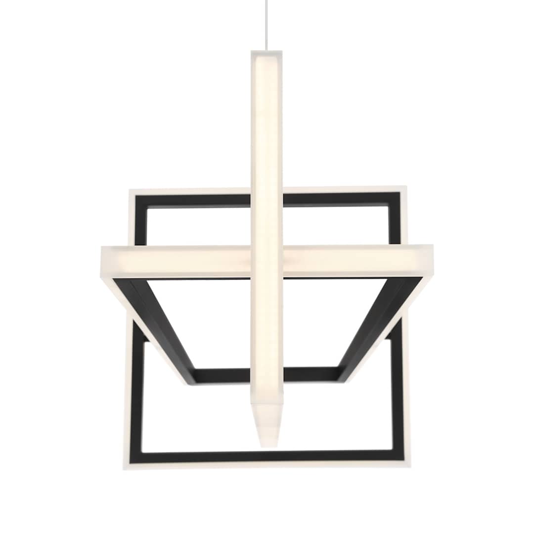 Bordo 3 Light 38" Wide LED Abstract Chandelier