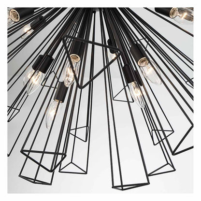 Dendelio 29 Light 41" Wide Sputnik Chandelier