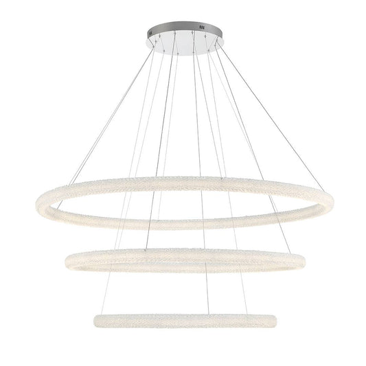 Sassi 3 Light 60" Wide LED Ring Chandelier