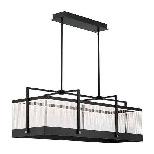 Tye 13" Wide LED Linear Chandelier