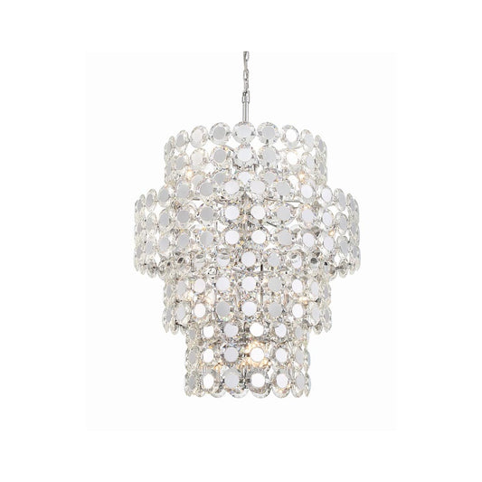 Perrene 24 Light 32" Wide Waterfall Chandelier