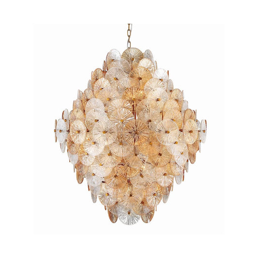 Sue-Anne 27 Light 40" Wide Abstract Chandelier