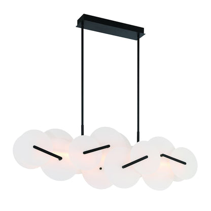 Nuvola 56" Wide LED Abstract Linear Chandelier